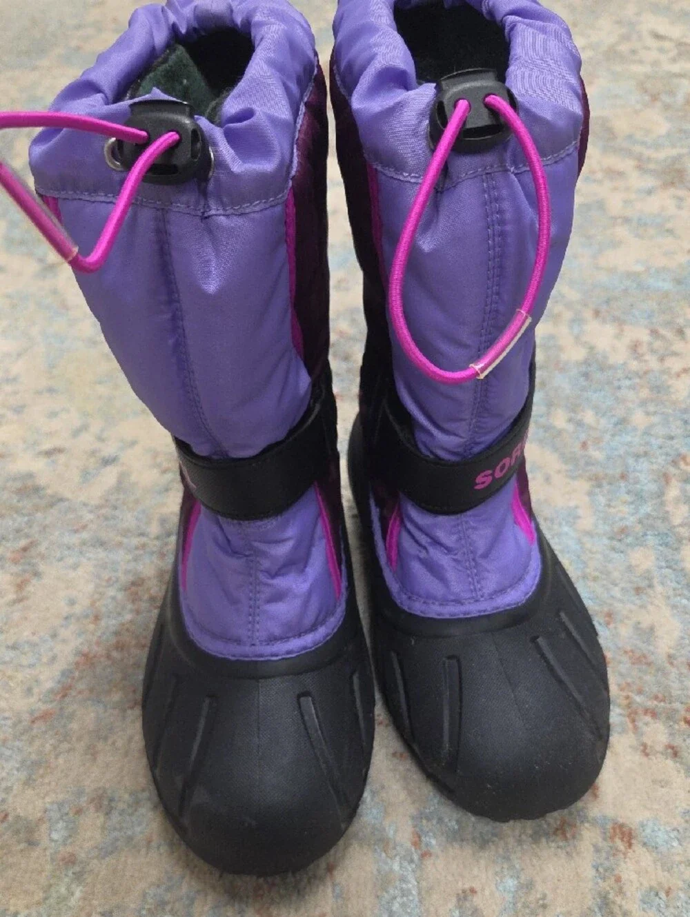 Sorel Kids' Size 3 Purple Insulated Snow Boots